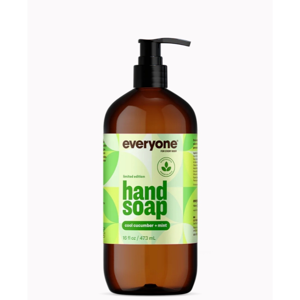 Cool Cucumber and Mint Hand Soap 16oz Limited Edition by Everyone